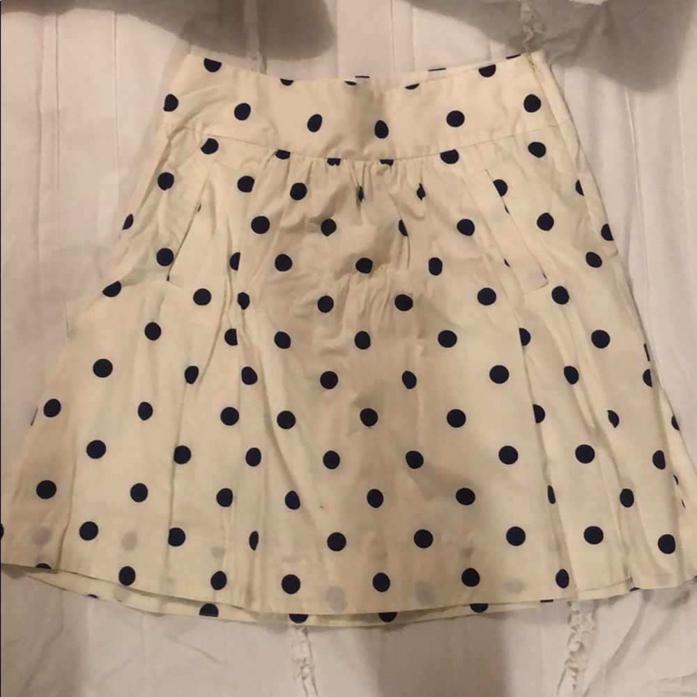 J Crew Polka Dot Skirt